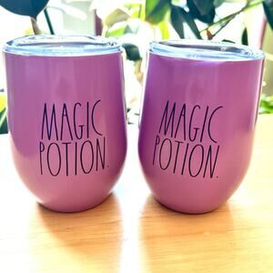 Rae Dunn Magic Potion Halloween Tumbler Insulated Stainless Steel Wine Set Of 2
